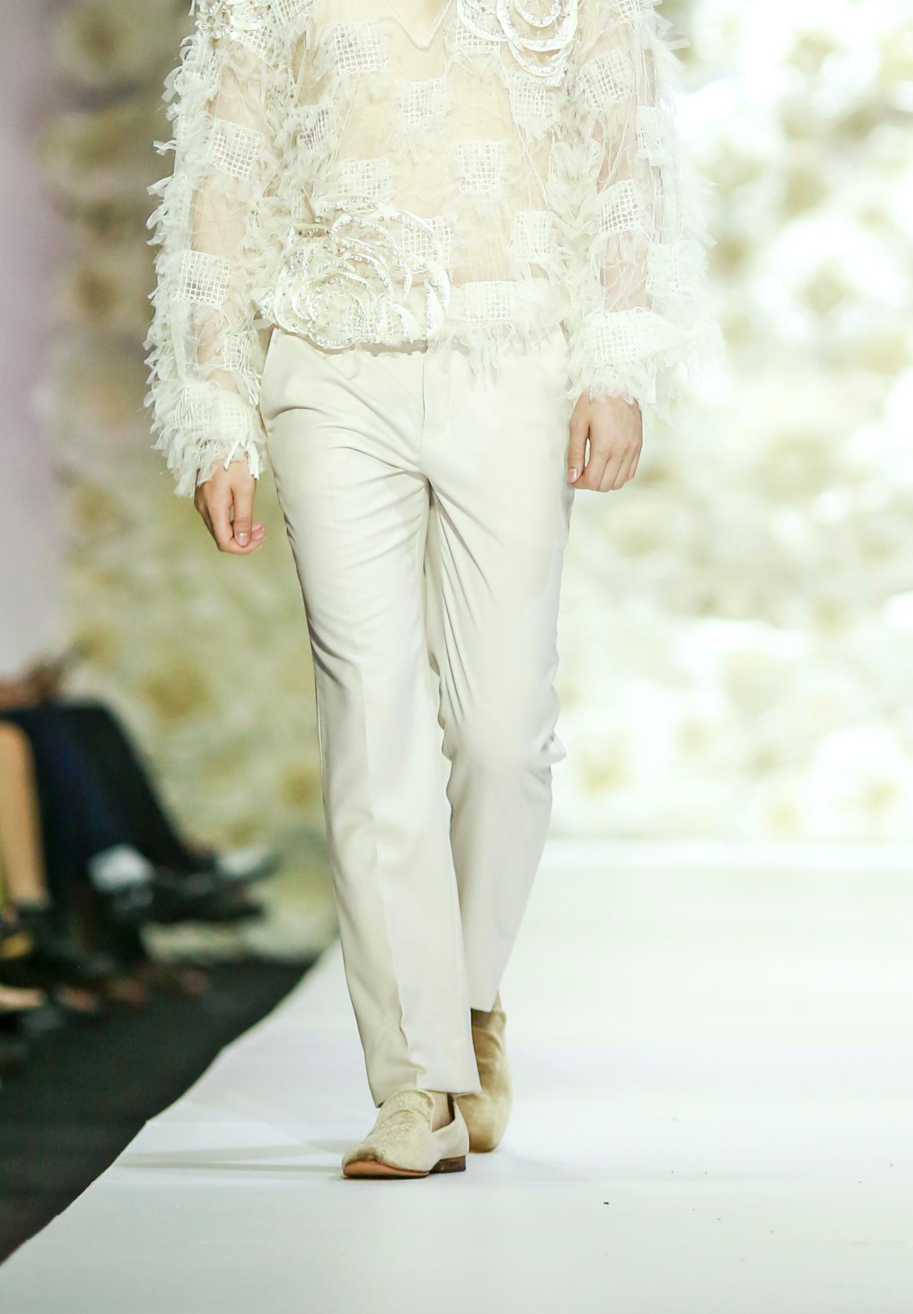 ◆BAU by Bride And You◆ YVONNE Straight fit trousers (6colo Didion Trousers Melange Grey - EUDON CHOI
