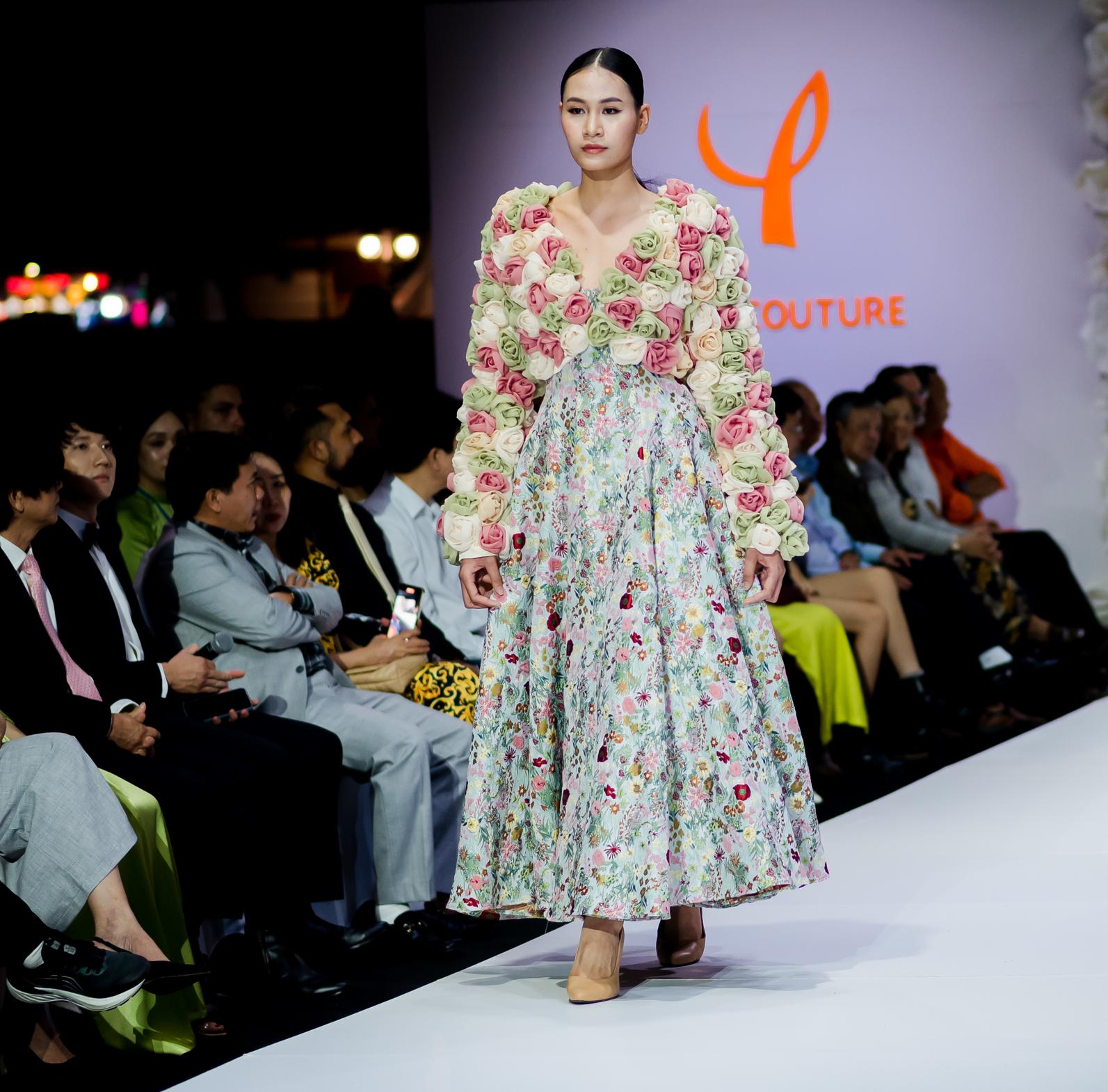 Floral Brocade Maxi Dress | Yaly Couture Bespoke -- Unique, Modern | Yaly  Couture