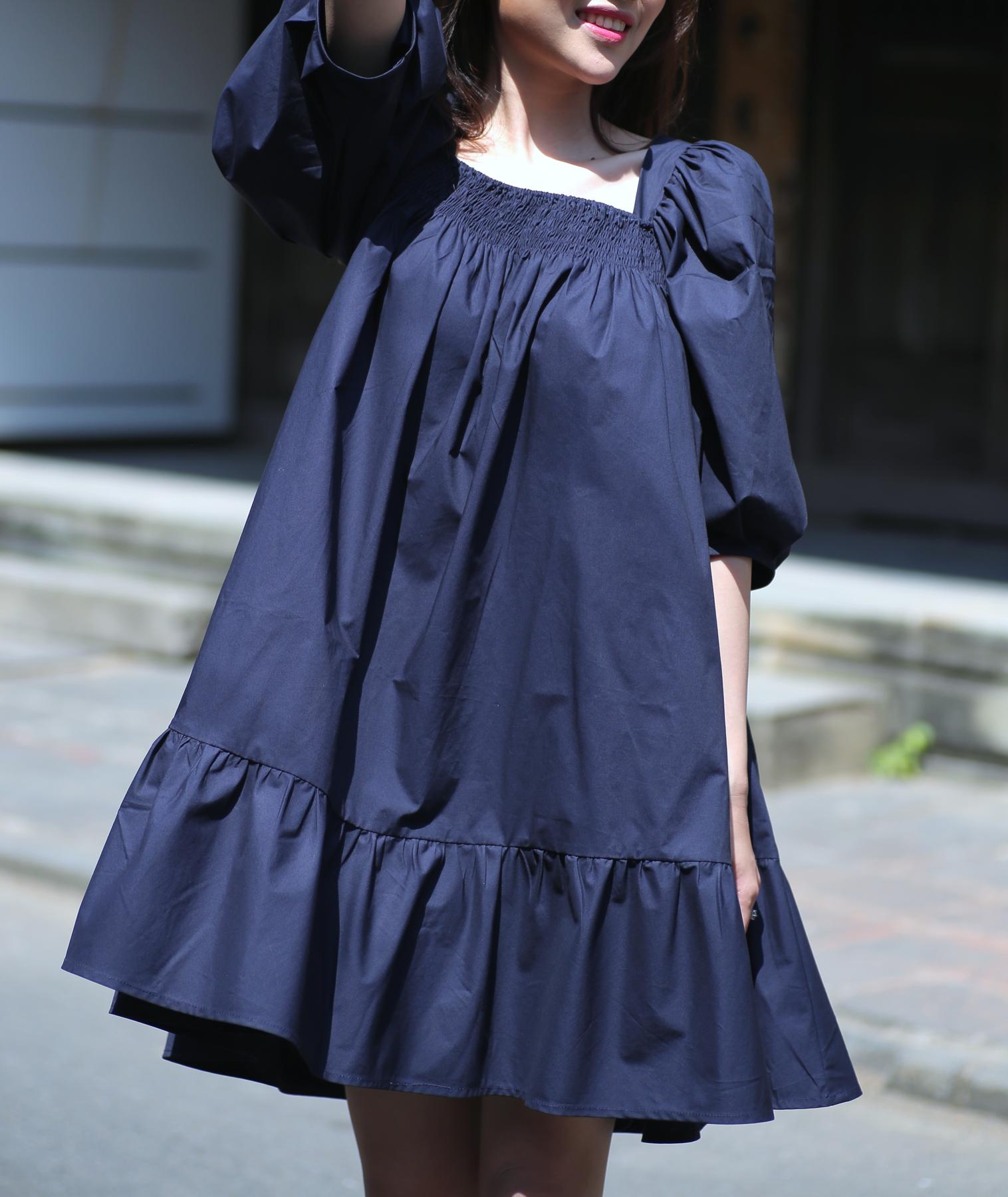 Cotton Paper Baby Doll Dress | Yaly Couture Bespoke -- Exclusive, Chic |  Yaly Couture