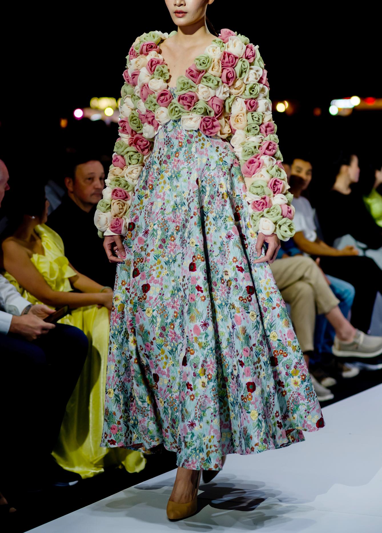 Floral Brocade Maxi Dress | Yaly Couture Bespoke -- Unique, Modern | Yaly  Couture