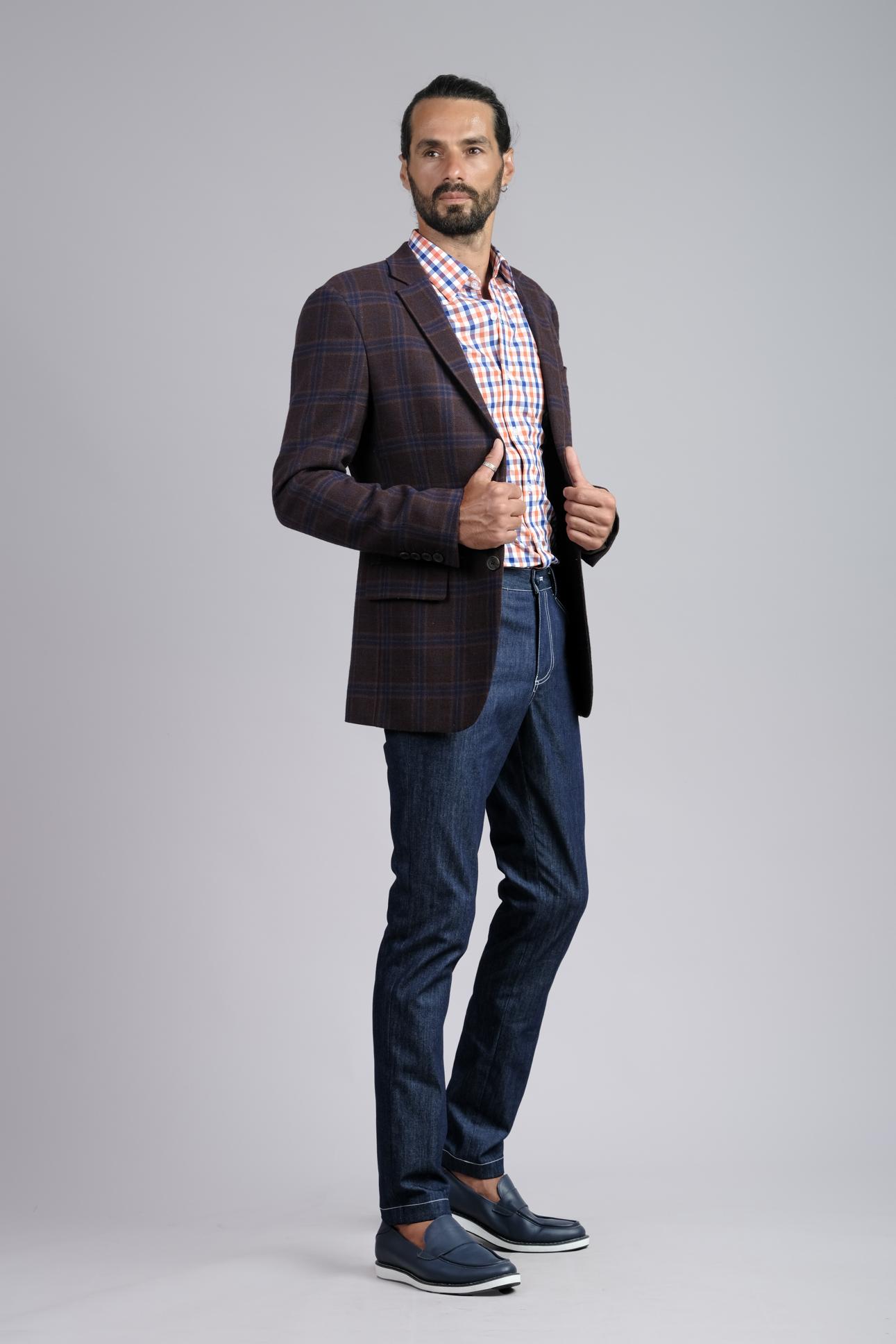 【即日発送】anu. wool check jacket wool check jacket | anu.