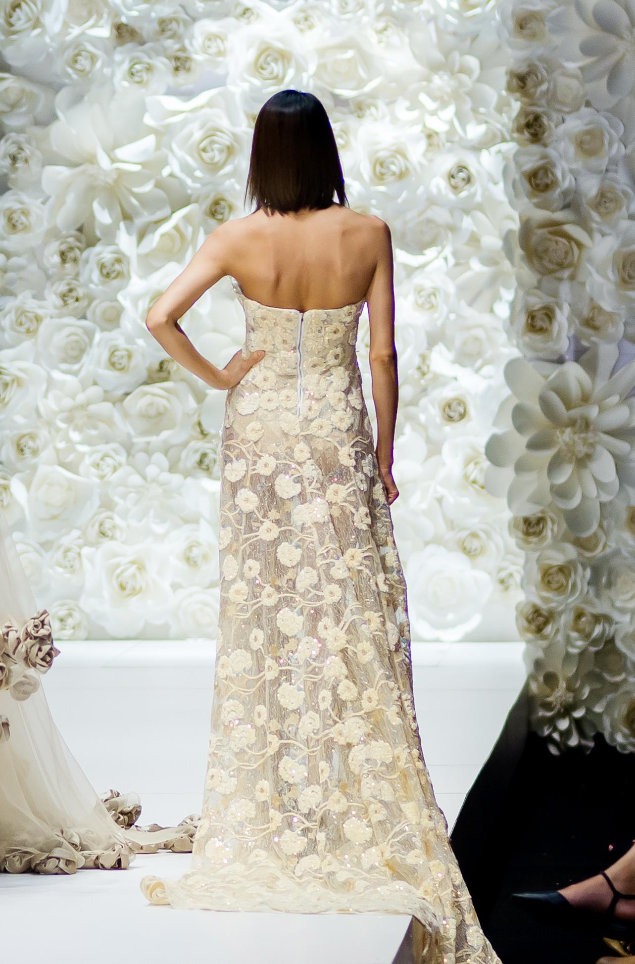 Golden Flowers Lacy Long Dress | Yaly Couture Bespoke -- Unique, Chic | Yaly Couture Golden Flowers Lacy Long Dress | Yaly Couture Bespoke -- Unique, Chic | Yaly Couture