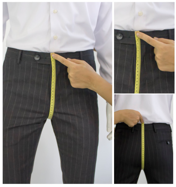 A person measuring their waistDescription automatically generated