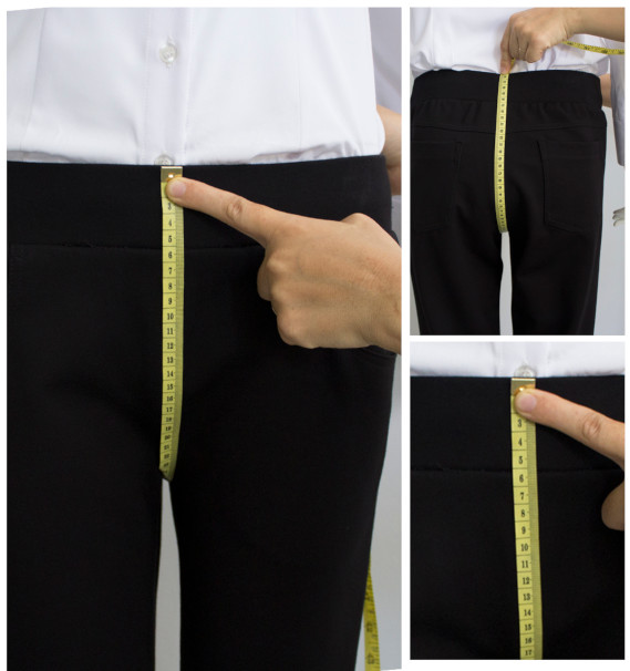 A person measuring their waistDescription automatically generated