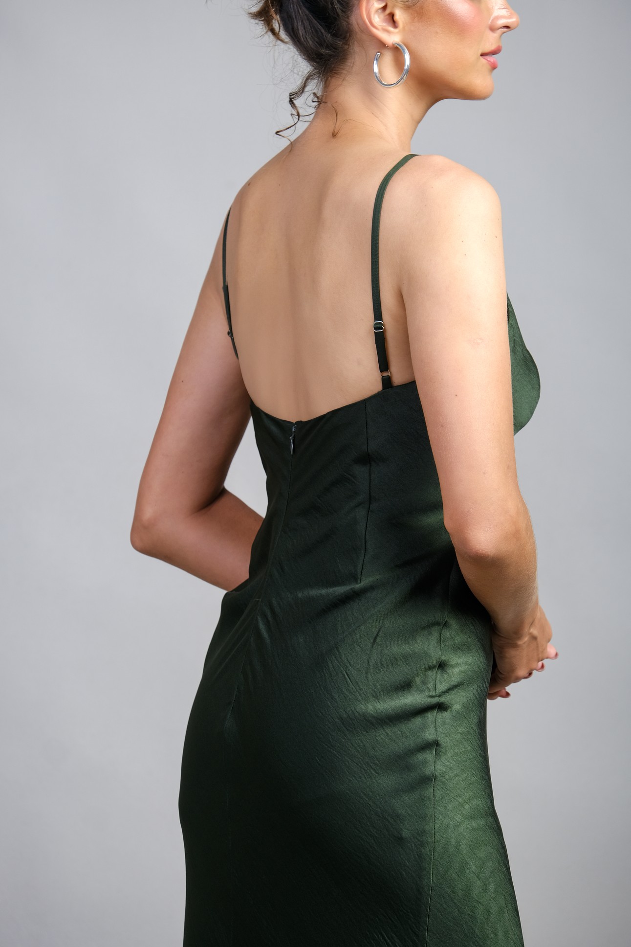sachin and babi light blue dress Midnight Navy Open Back Bridesmaid Dresses main image 0