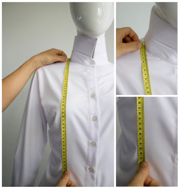 A close-up of a mannequin measuring a dressDescription automatically generated